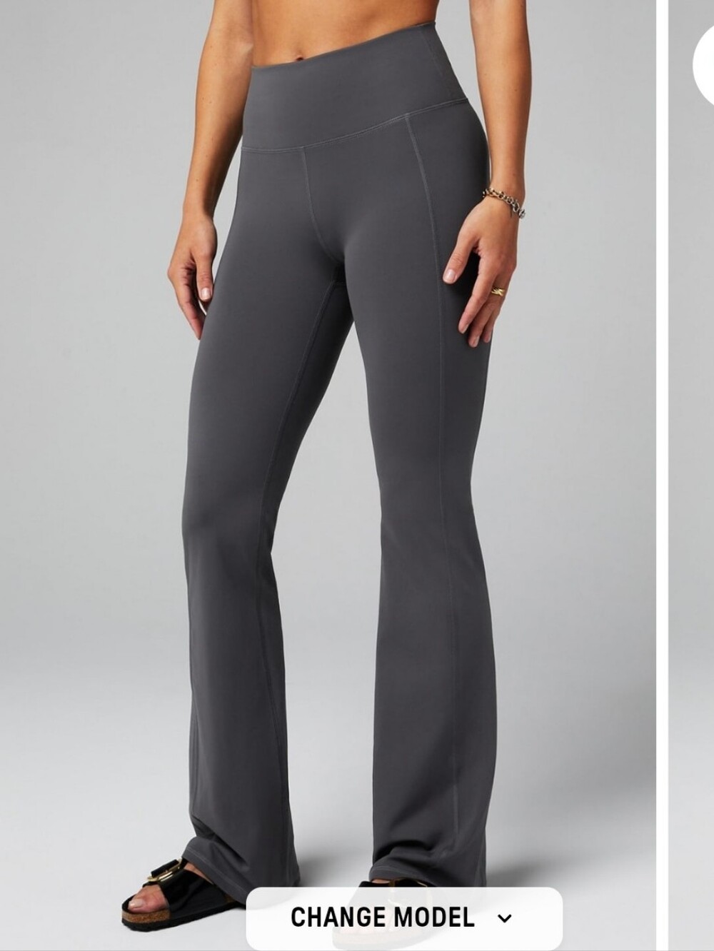 Fabletics Oasis PureLuxe high-waisted kick flare In Midnight